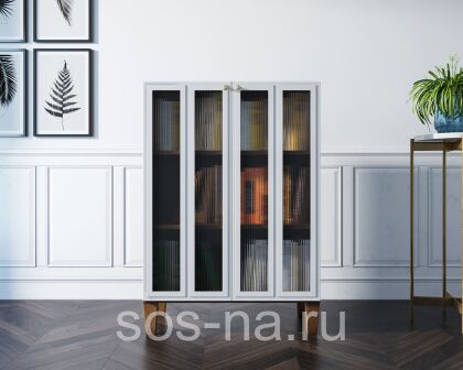 Шкаф витрина 2 двери "Andersen", AN18/1